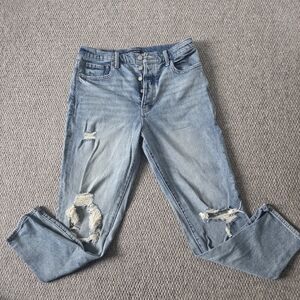 Lucky Brand Women's Light Blue Distressed Jeans
